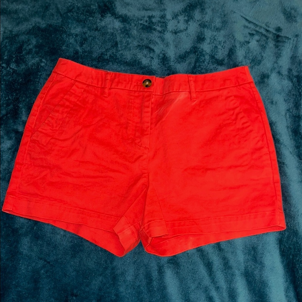 Boden High Waist Red Shorts Vibrant Summer Essential
